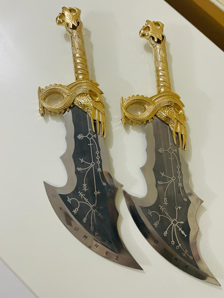 God of War-The Blades of Chaos are a pair of chained blades
